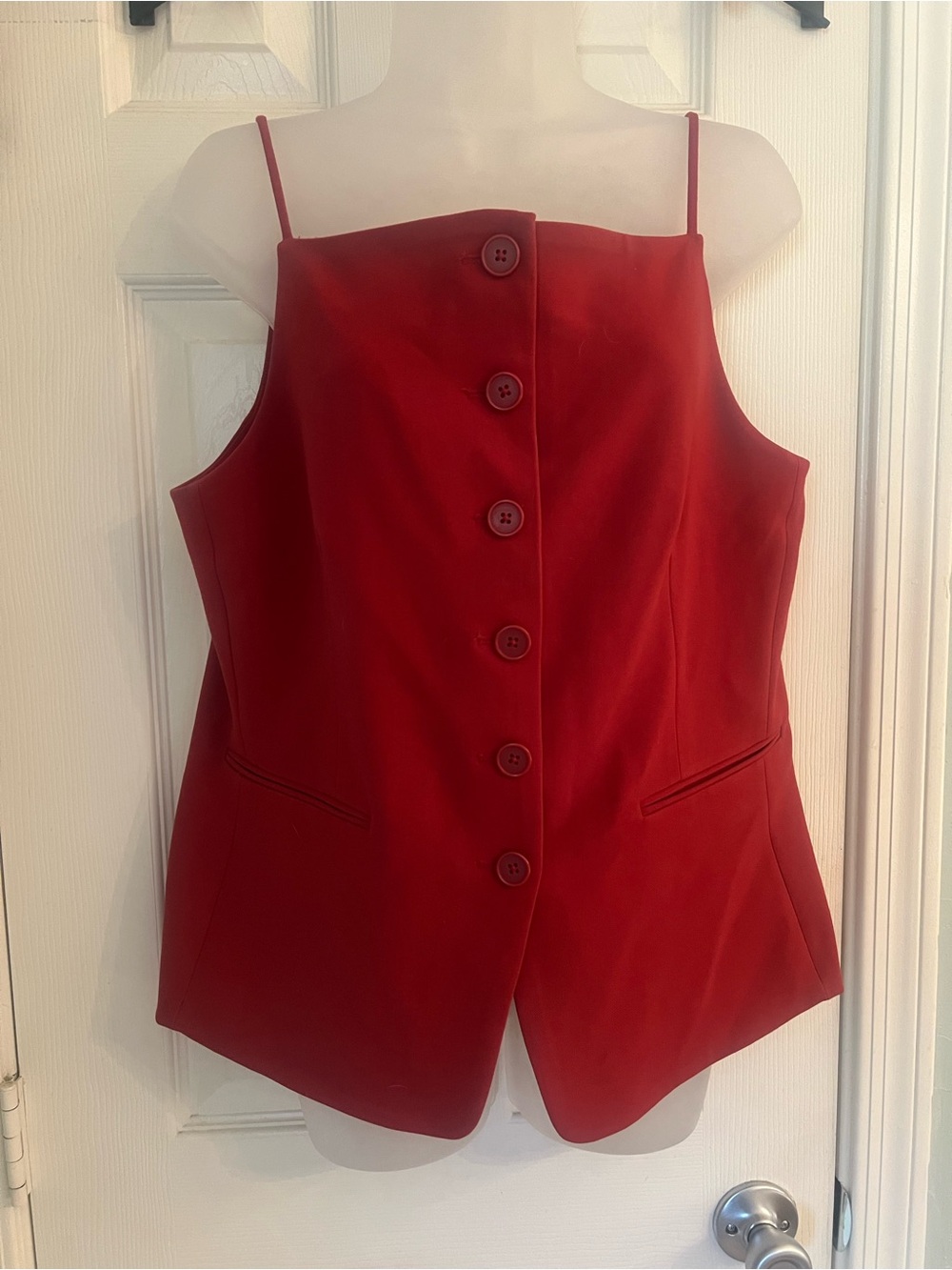 NWT Staud Una red top large